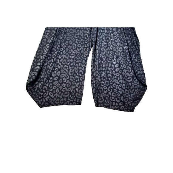 KOZAN Women's Black Leopard 2 Piece Pant Set Plus Sz 2x Loungewear - Picture 8 of 11